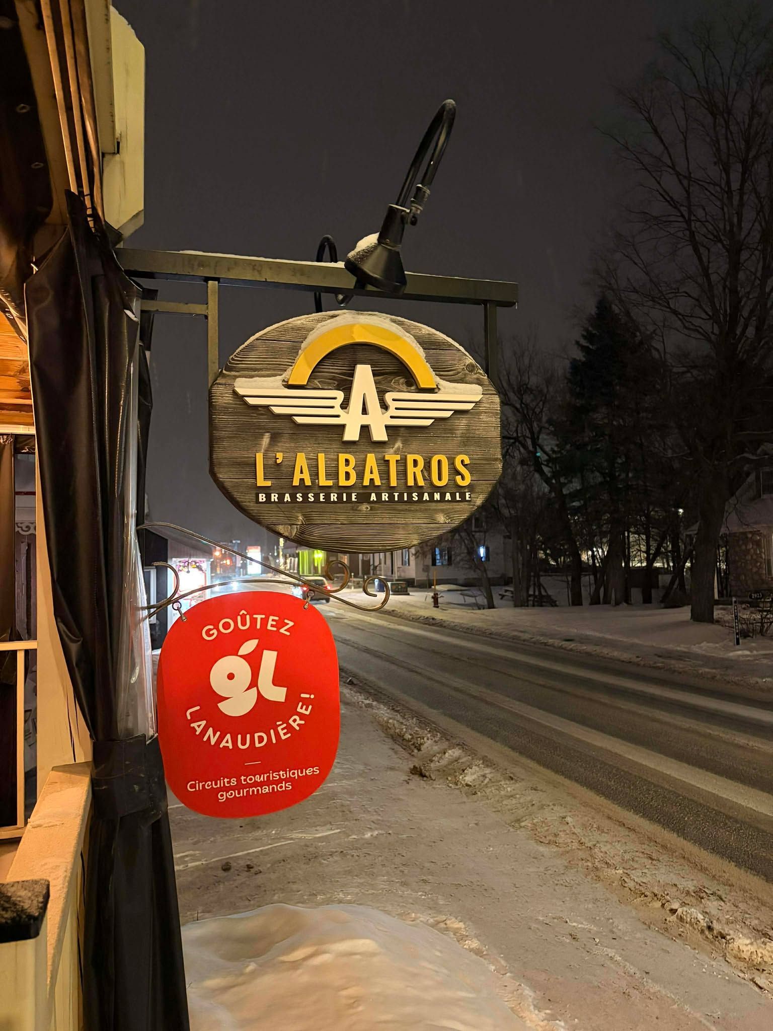 Enseigne de la brasserie artisanale l'Albatros