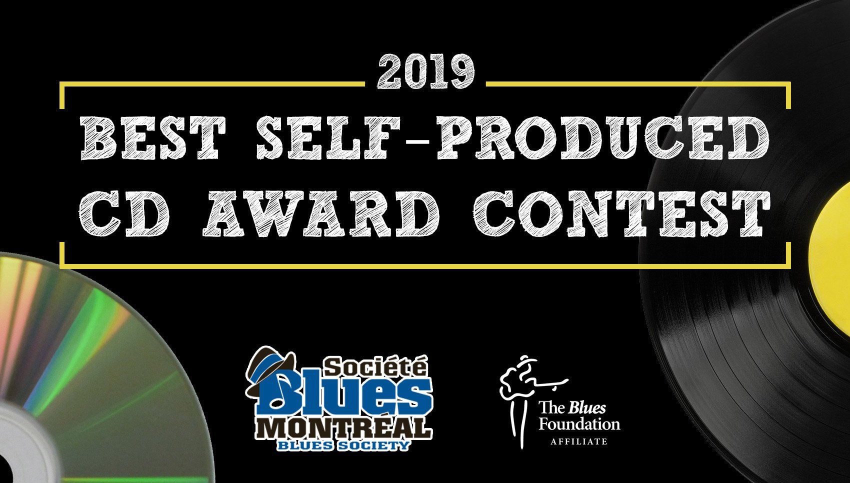 Montreal Blues Society Best Self Produced CD Banner