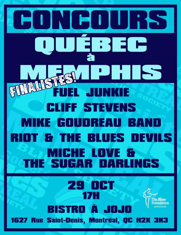 Poster Quebec to Memphis Contest Finalists