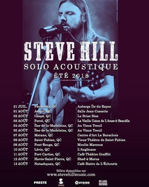 Steve Hill - Affiche de la tournée ROSEQ