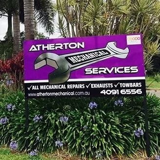 Sign for Atherton Mechanical Services — Atherton Mechanical Services in Atherton, QLD
