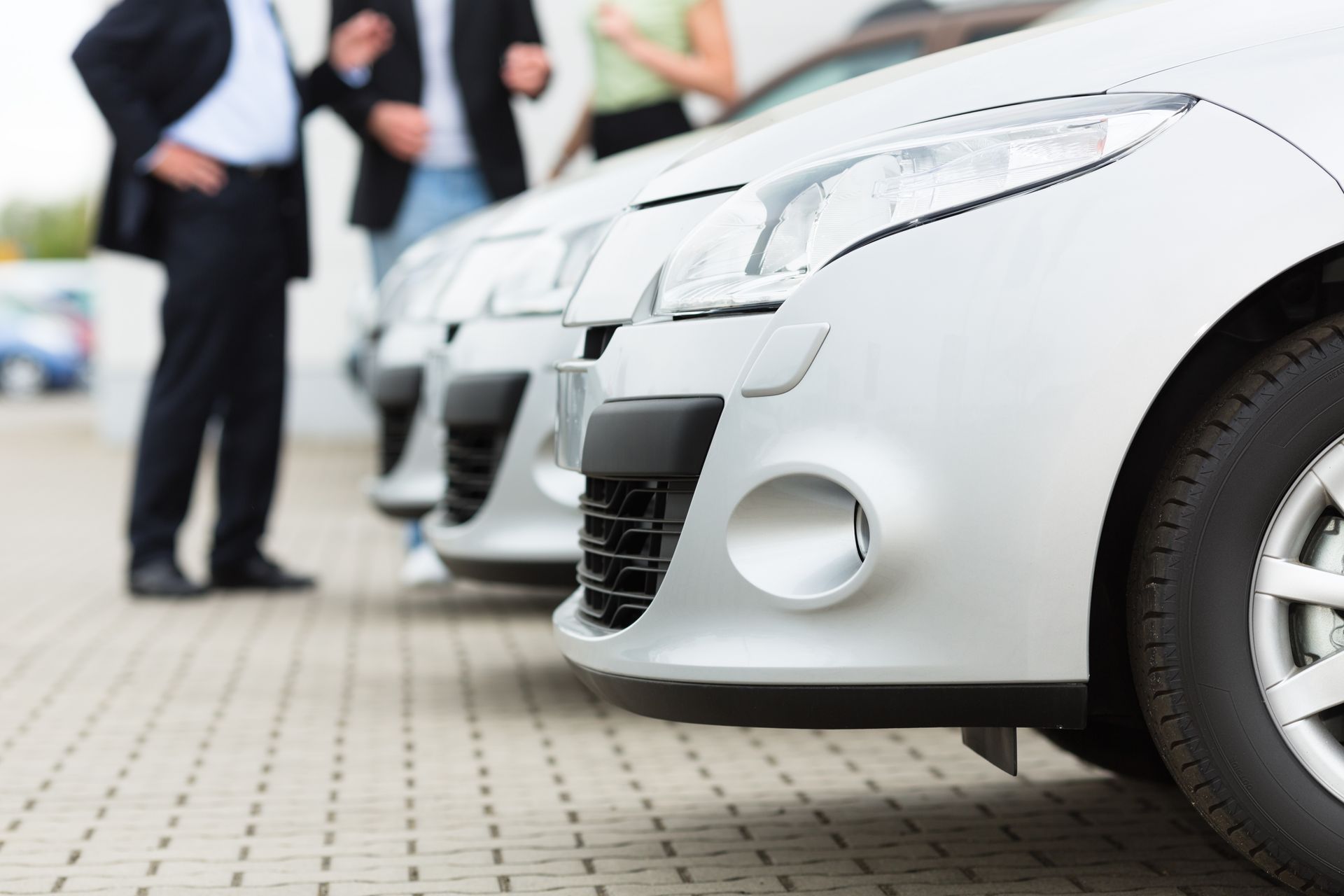 Silver Cars Parked in a Row — Atherton Mechanical Services in Atherton, QLD