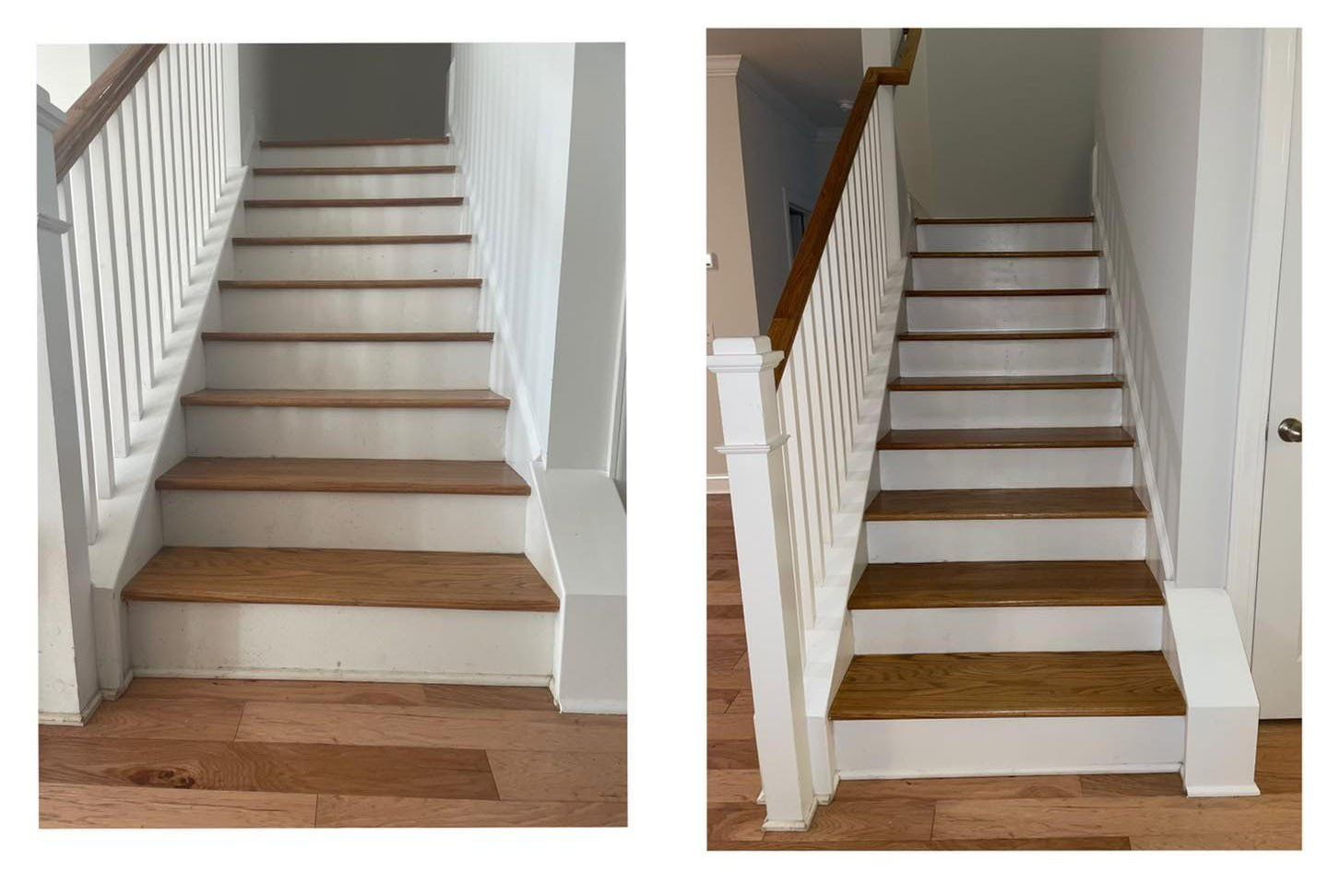 Before and After Stair Cleaning — Blufton, SC — Lawmen's Moving and Cleaning Service