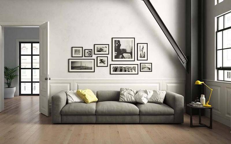 Parquet Woodco e divano