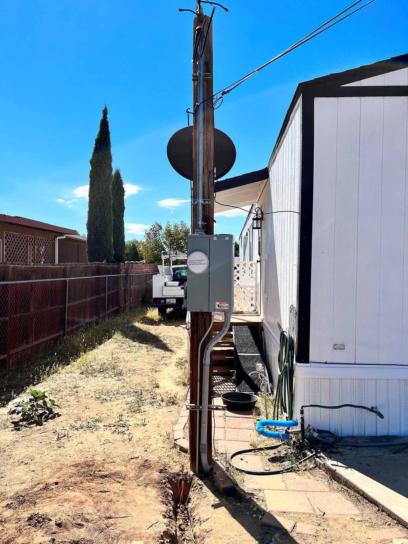 Electrical Panels Attached to the Pole — Bullhead City, AZ — River City Electrical Contracting
