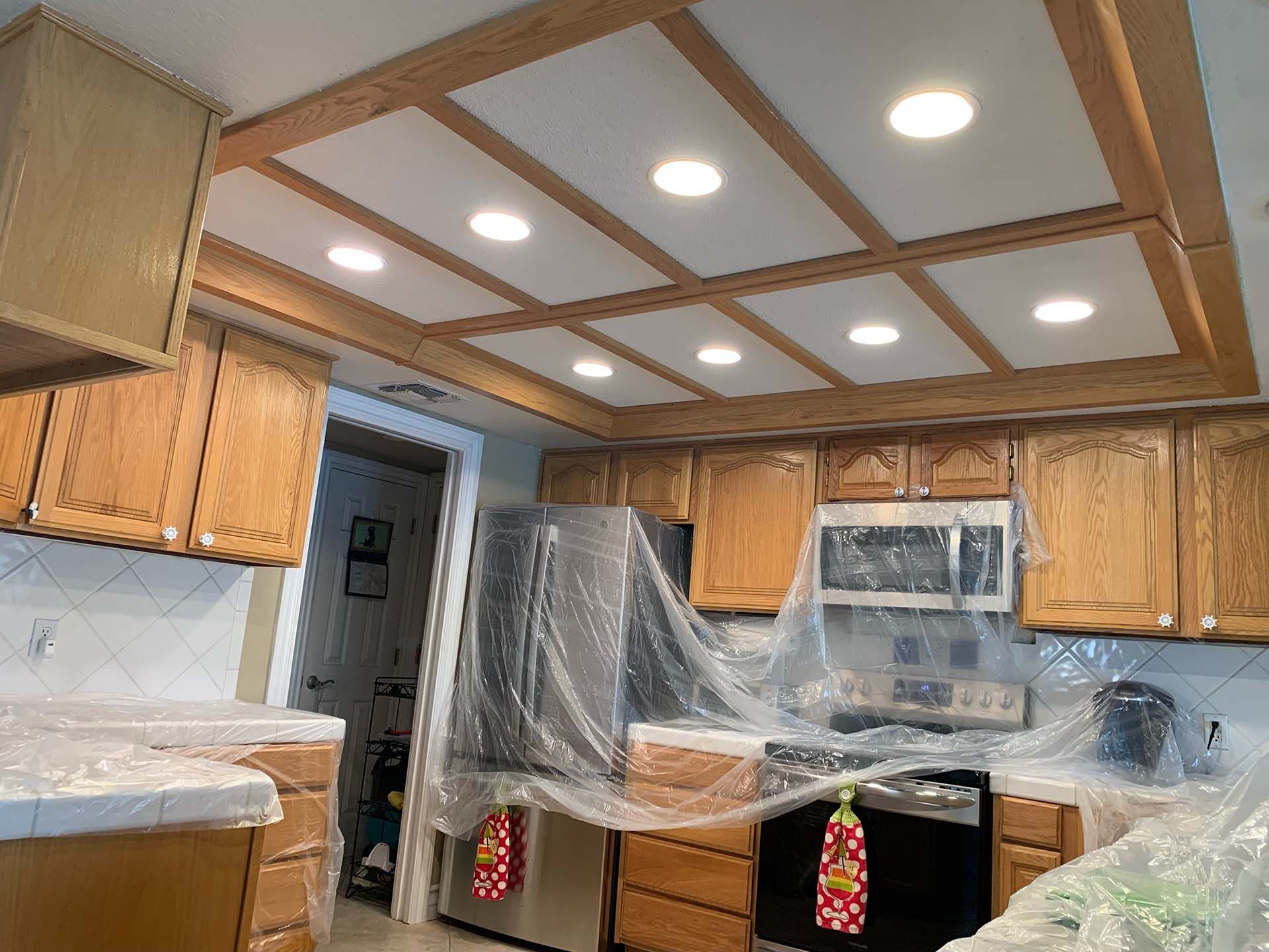 Kitchen With Nice Ceiling Lights — Bullhead City, AZ — River City Electrical Contracting