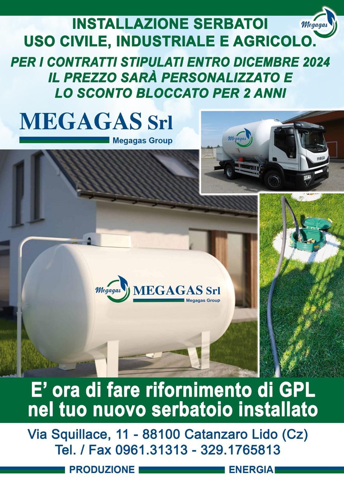 Megagas - Installazione e rifornimento GPL a Catanzaro