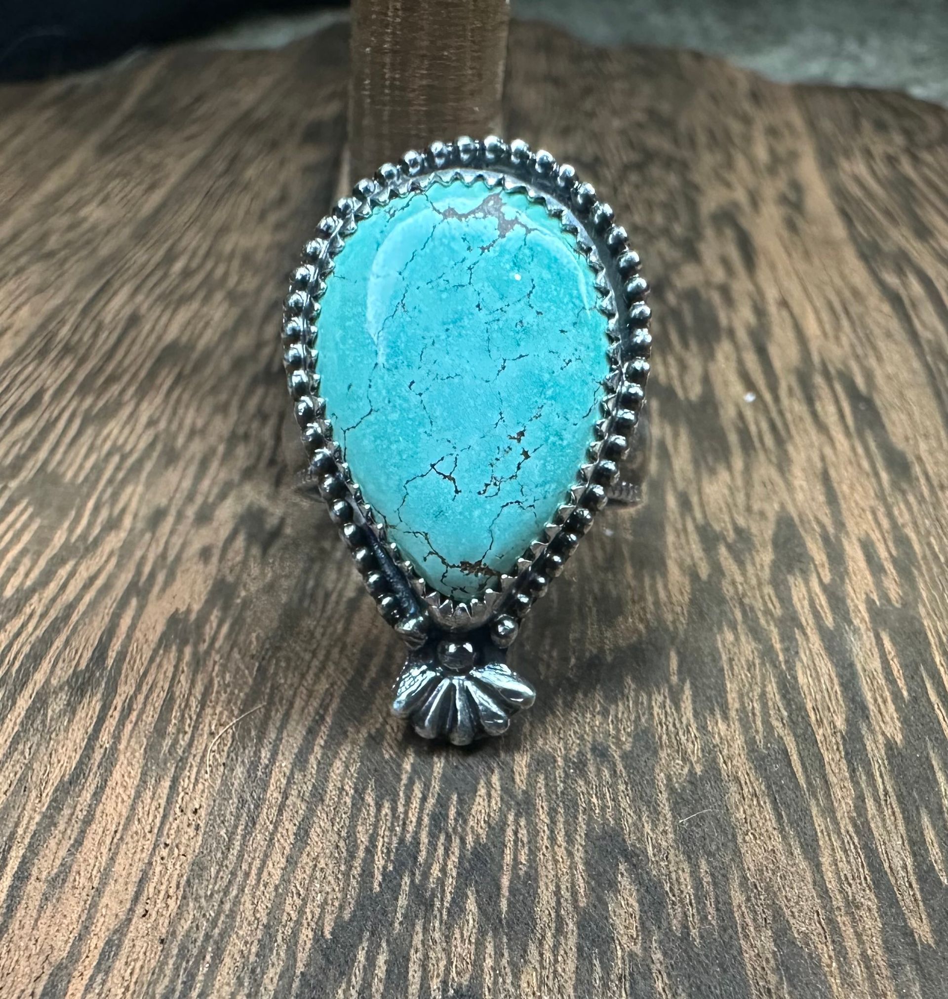 Sterling Silver Kingman Turquoise Ring