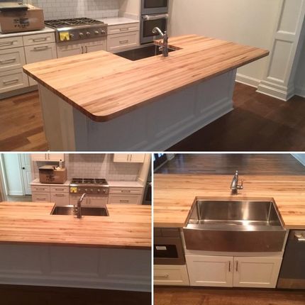 Butcher Table Countertop — Memphis, TN — The Counter-Fitters, Inc