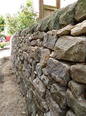 Drystone wall in Matlock, Derbyshire