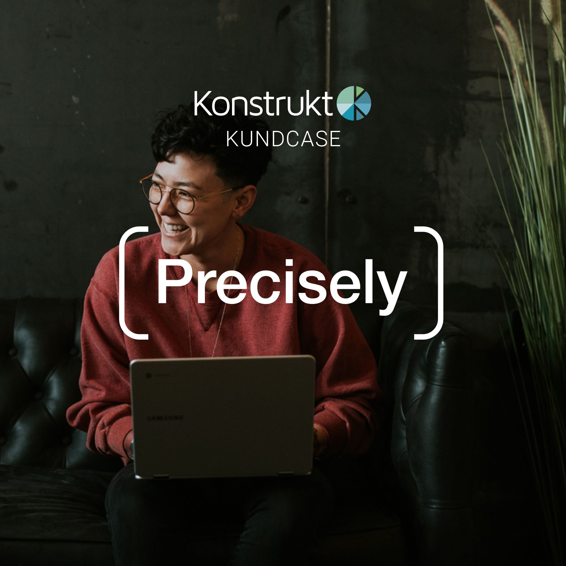 Konstrukt logo, Kundcase, Precisely logo