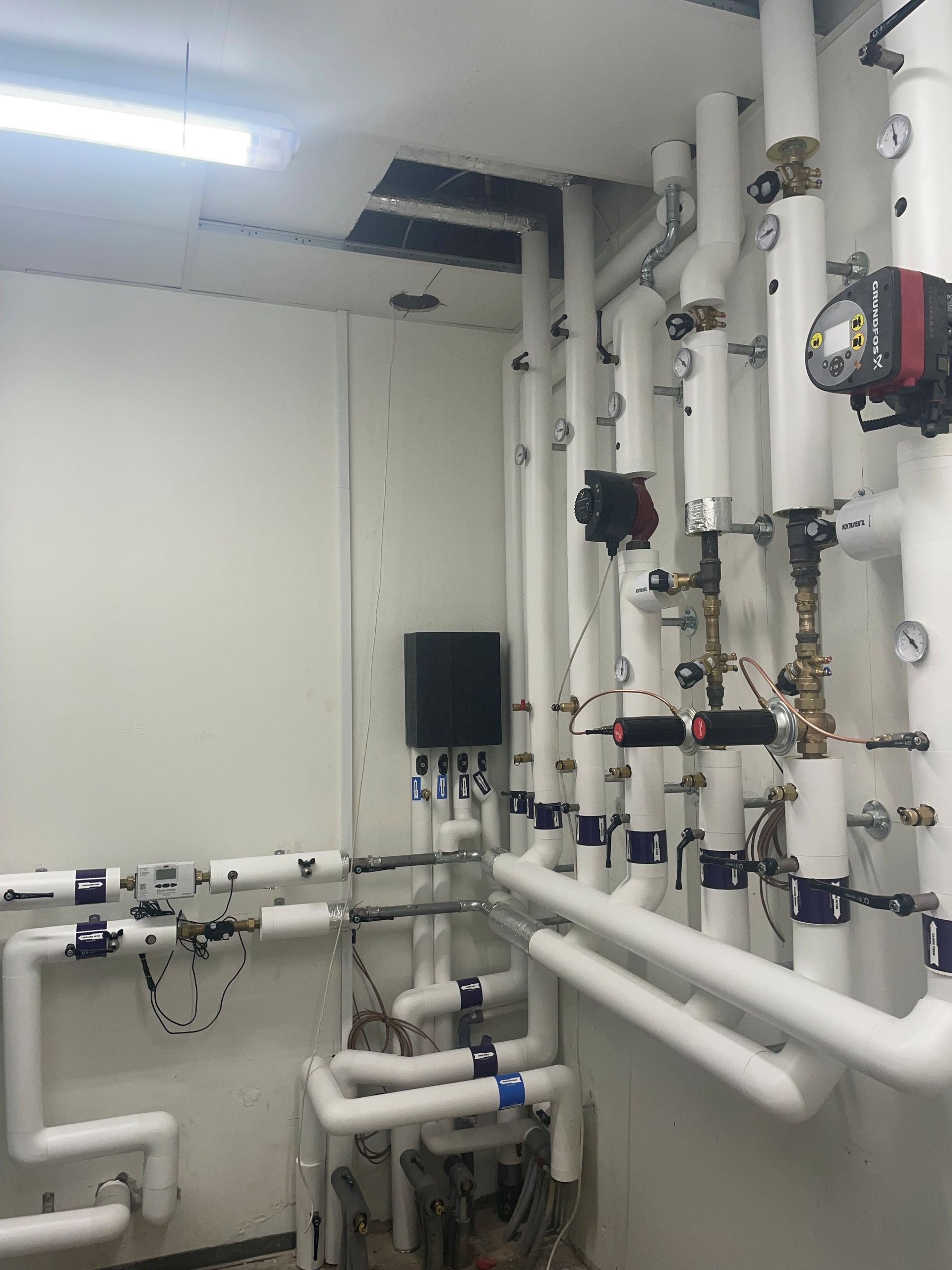 Fjernvarme installation