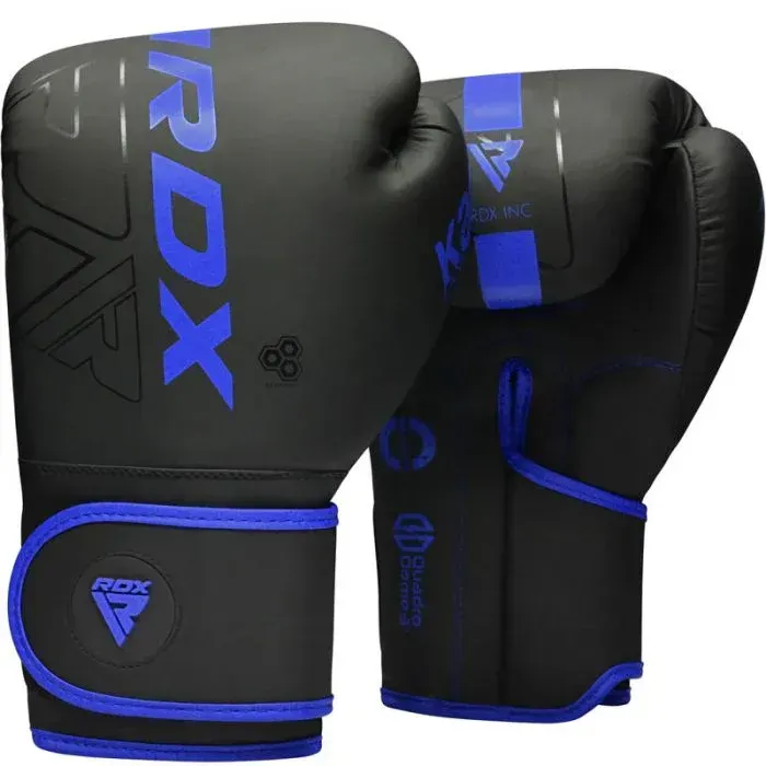 RDX F6 Kara Kids Boxing Gloves 6oz (Blue)