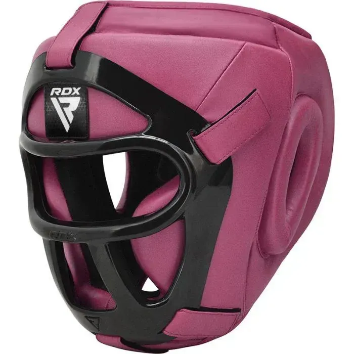RDX T1 HeadGuard with Removable Face Cage Kids (Pink, Small)