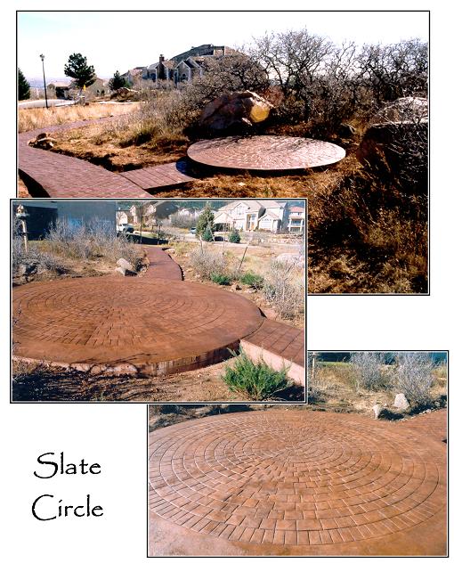 slate circle path
