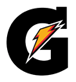 The gatorade logo has a lightning bolt on it.