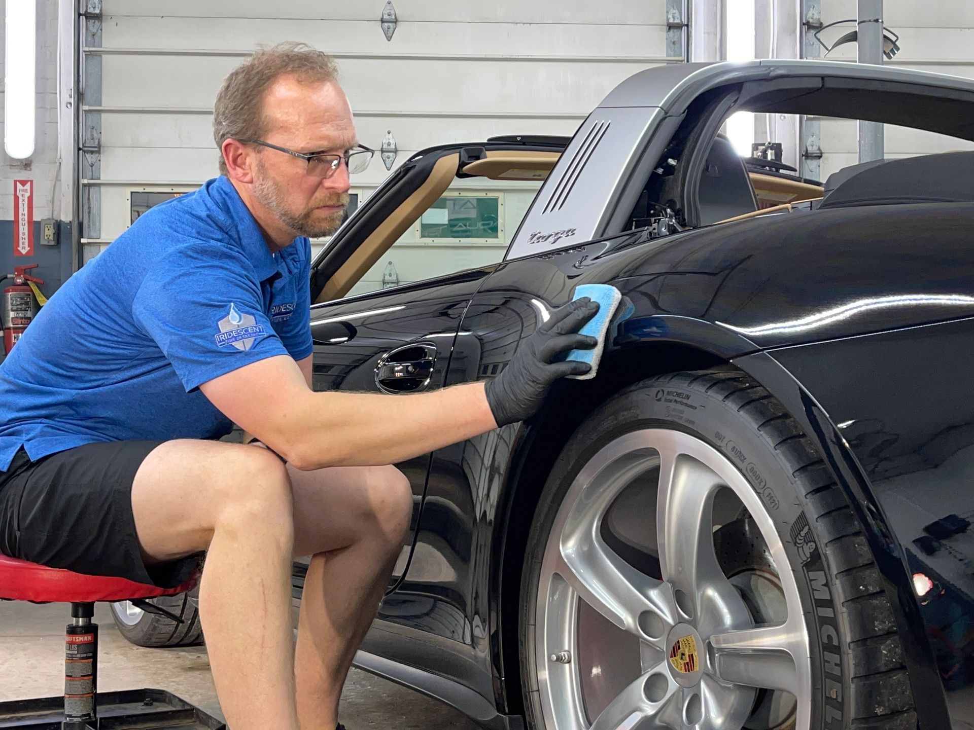 Ceramic Coating Aqua Tek Application on Porsche 911 Targa