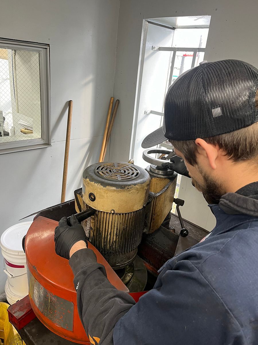 Flywheel Resurfacing service in progress | B & B Auto Repair