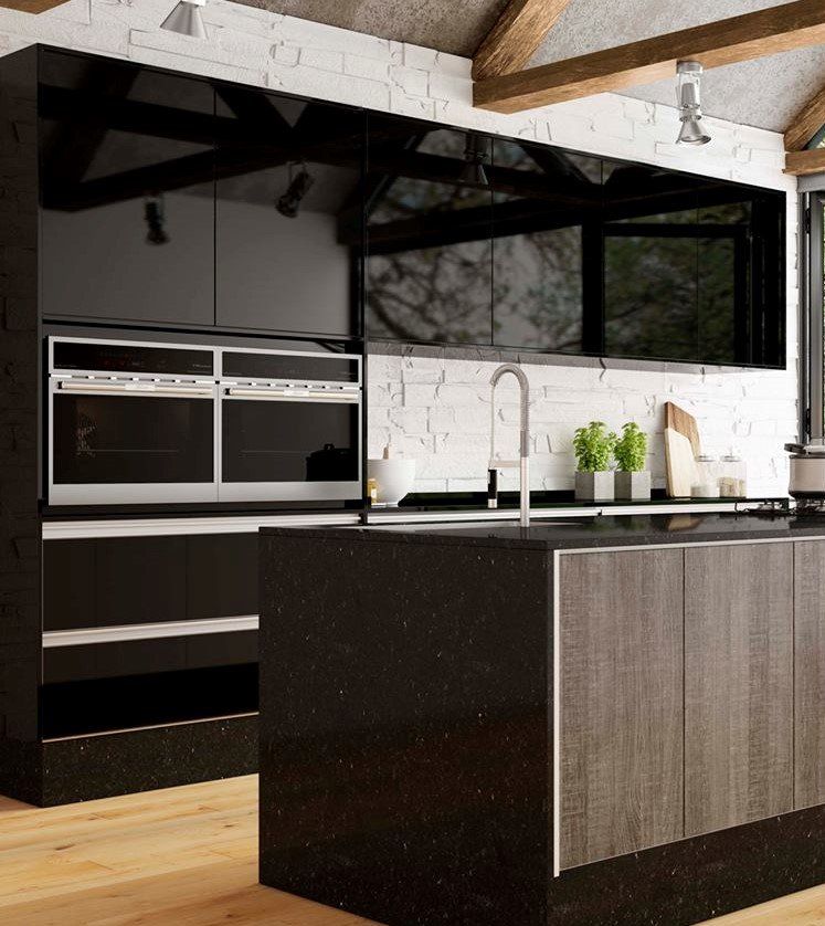 Cozinha Planejada Preta