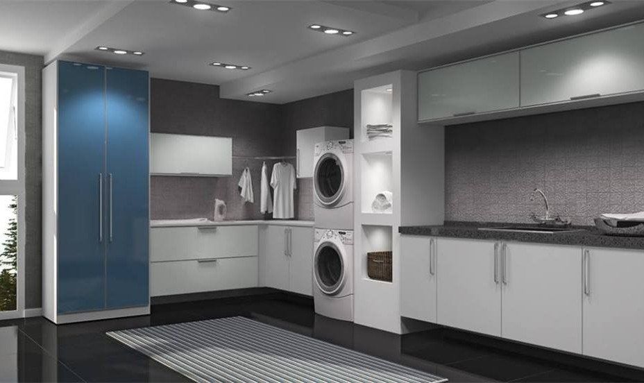 Lavanderia/área de serviço Branca