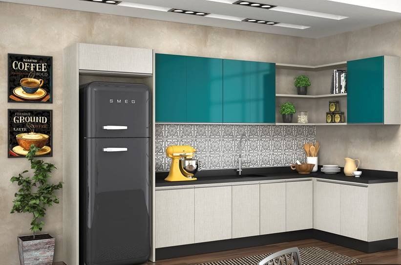 Cozinha Planejada Turquesa