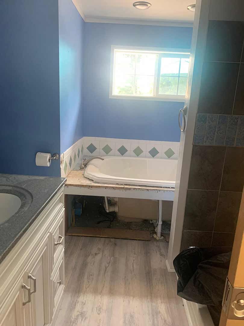 harts hill bathroom remodel