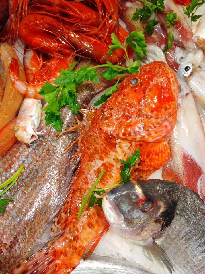 pesci freschi da cucinare