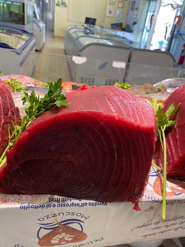 trancio di tonno fresco