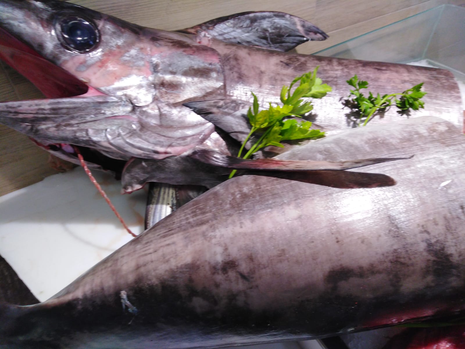 pesce spada con prezzemolo