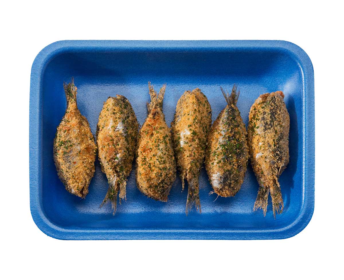 pesci panati con erbe e spezie