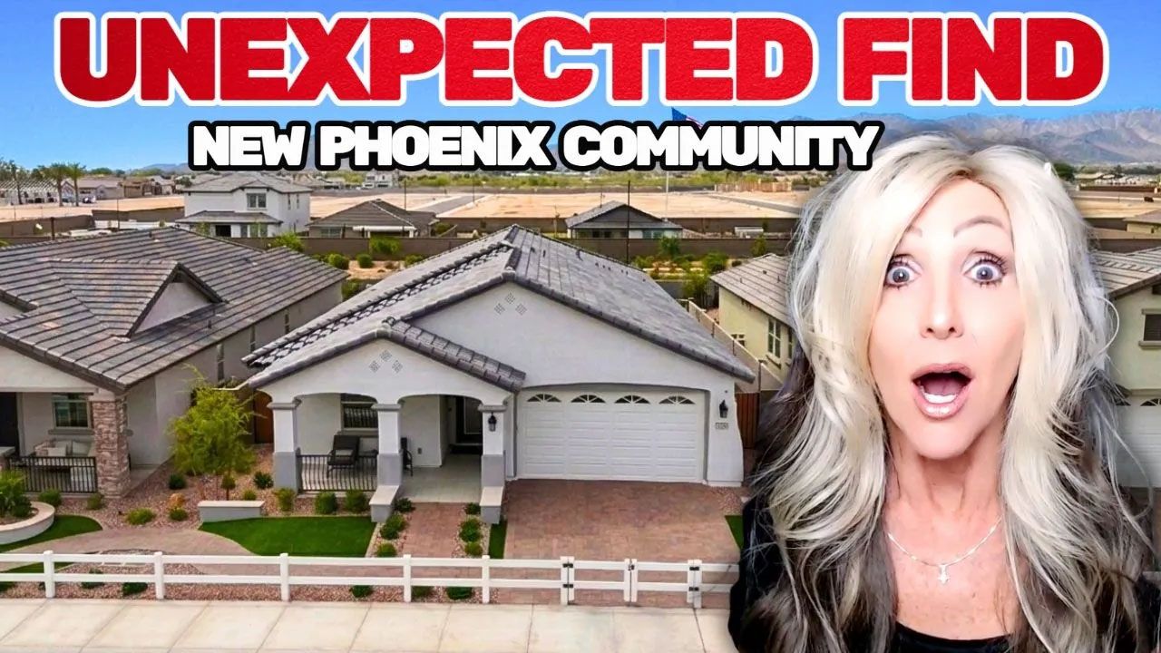 Phoenix AZ community with new homes and desert landscaping featured in 2026 home tour