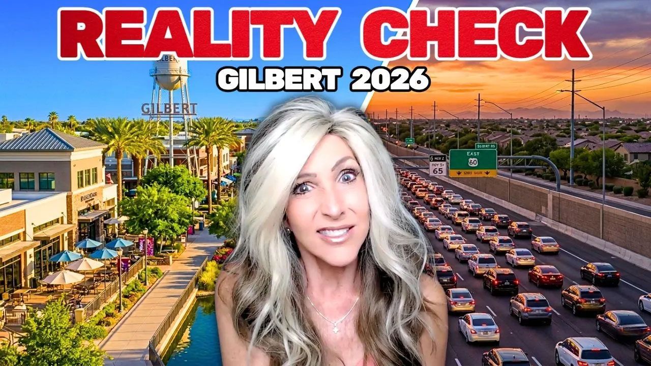 Gilbert AZ downtown and freeway traffic featured in 2026 pros and cons living guide