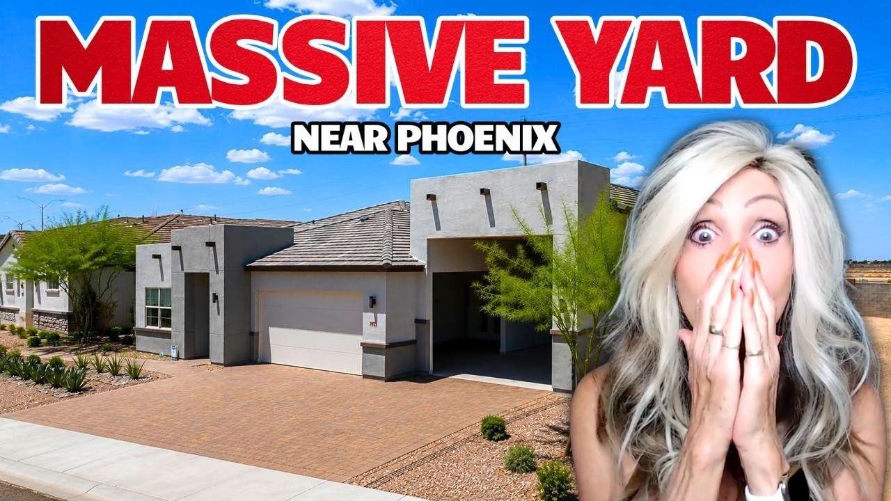Brand-new home near Phoenix with an oversized backyard and modern design