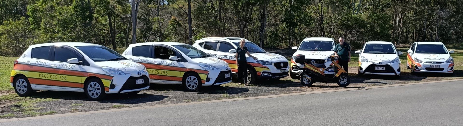 A Group of Cars Are Parked  — Drink Drivers Hervey Bay in Urangan, QLD