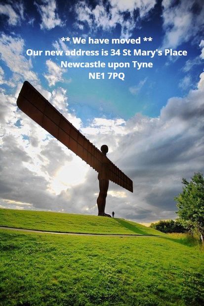 ****We have moved****
Our new address is
34 St Mary's Place
Newcastle Upon Tyne
NE1 7PQ