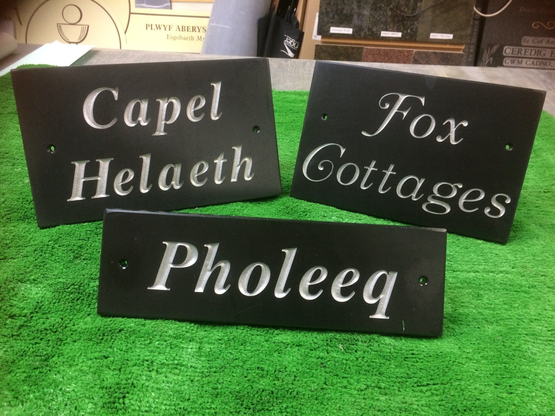 Welsh Slate Nameplates