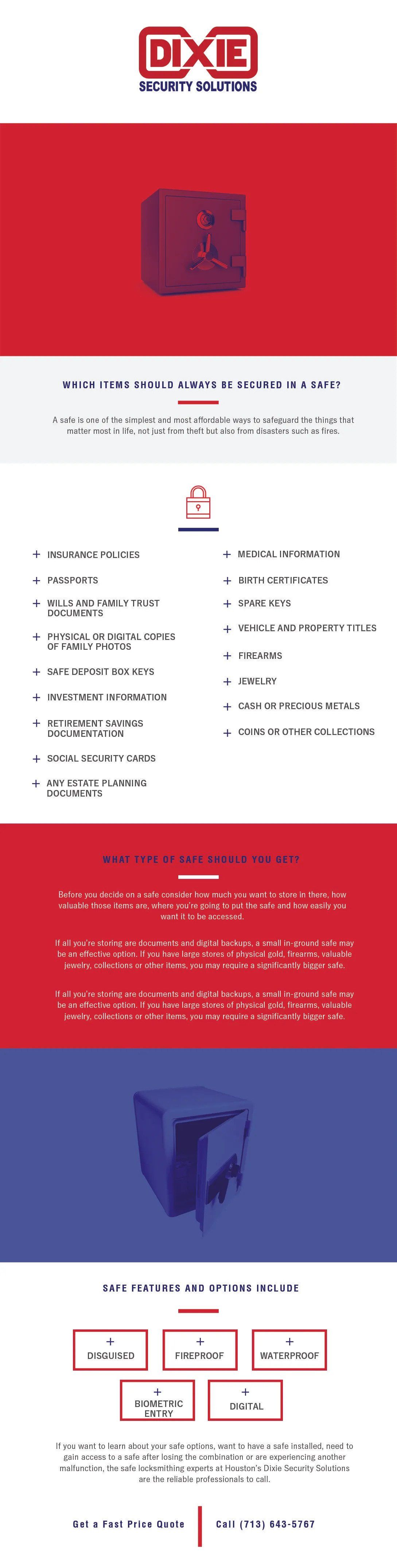 Items To Keep In Safe — Houston, TX — Dixie Safe & Lock Service Inc.