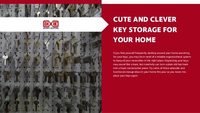 Cute and Clever Key Storage For Your Home — Houston, TX — Dixie Safe & Lock Service Inc.