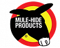 Mule-Hide Products logo in black, white, and red with a mule silhouette and roof graphic