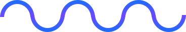 A blue and purple wave on a white background.