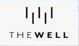 A close up of a thewell logo on a white background.