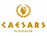 A close up of a caesars windsor logo on a white background.