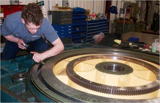 Metal Scraping — Worker Doing Metal Scraping In Kaukauna, WI