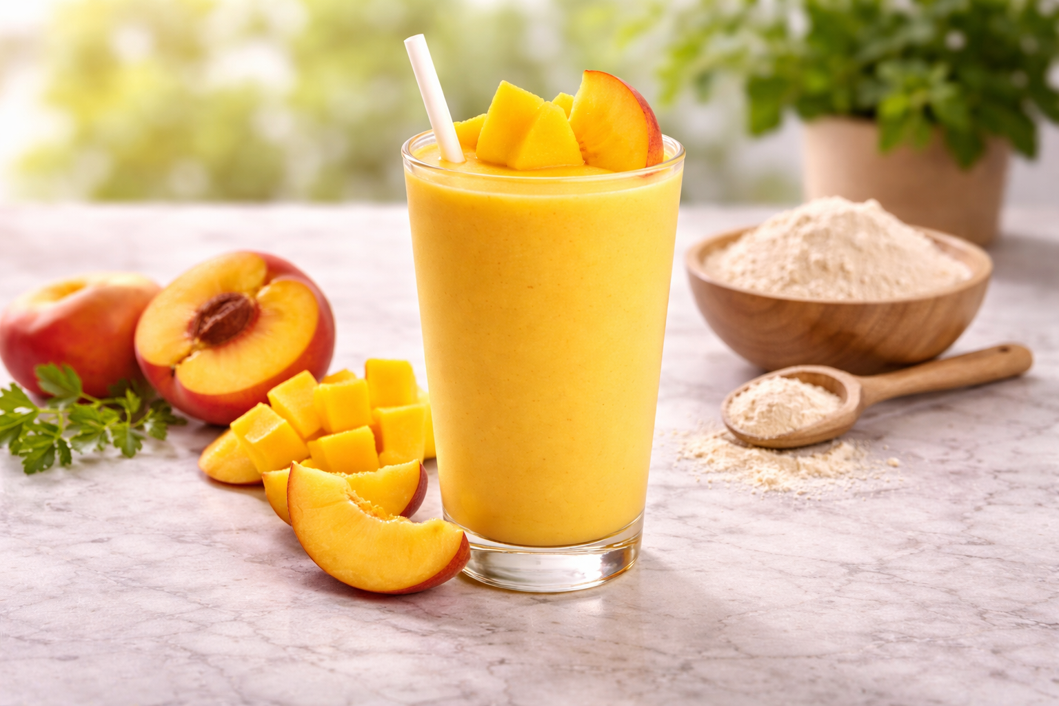 Diet 4U - Proteïne Shake - Perzik Mango