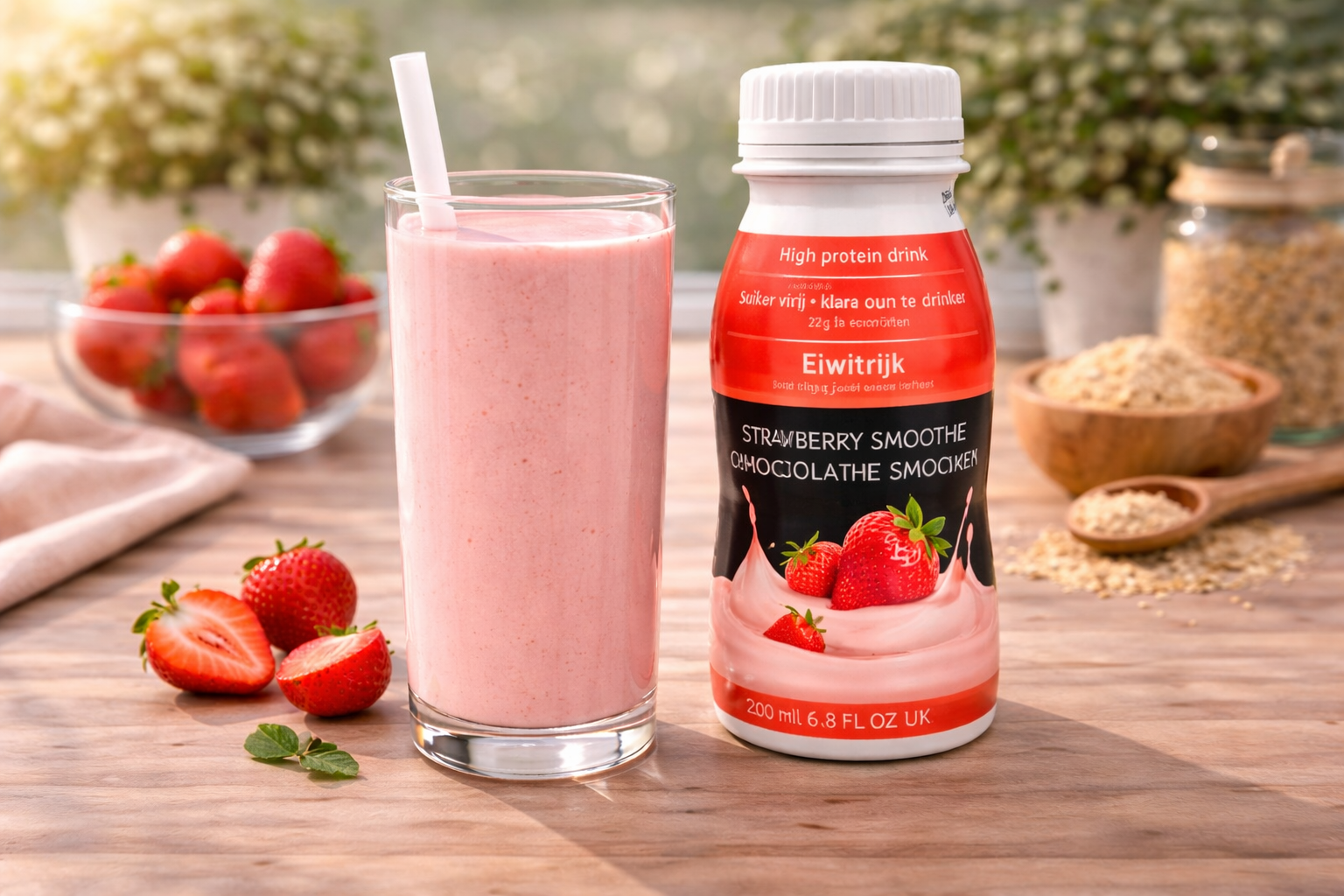 Diet 4U - Proteïne Shake ToGo - Aardbei