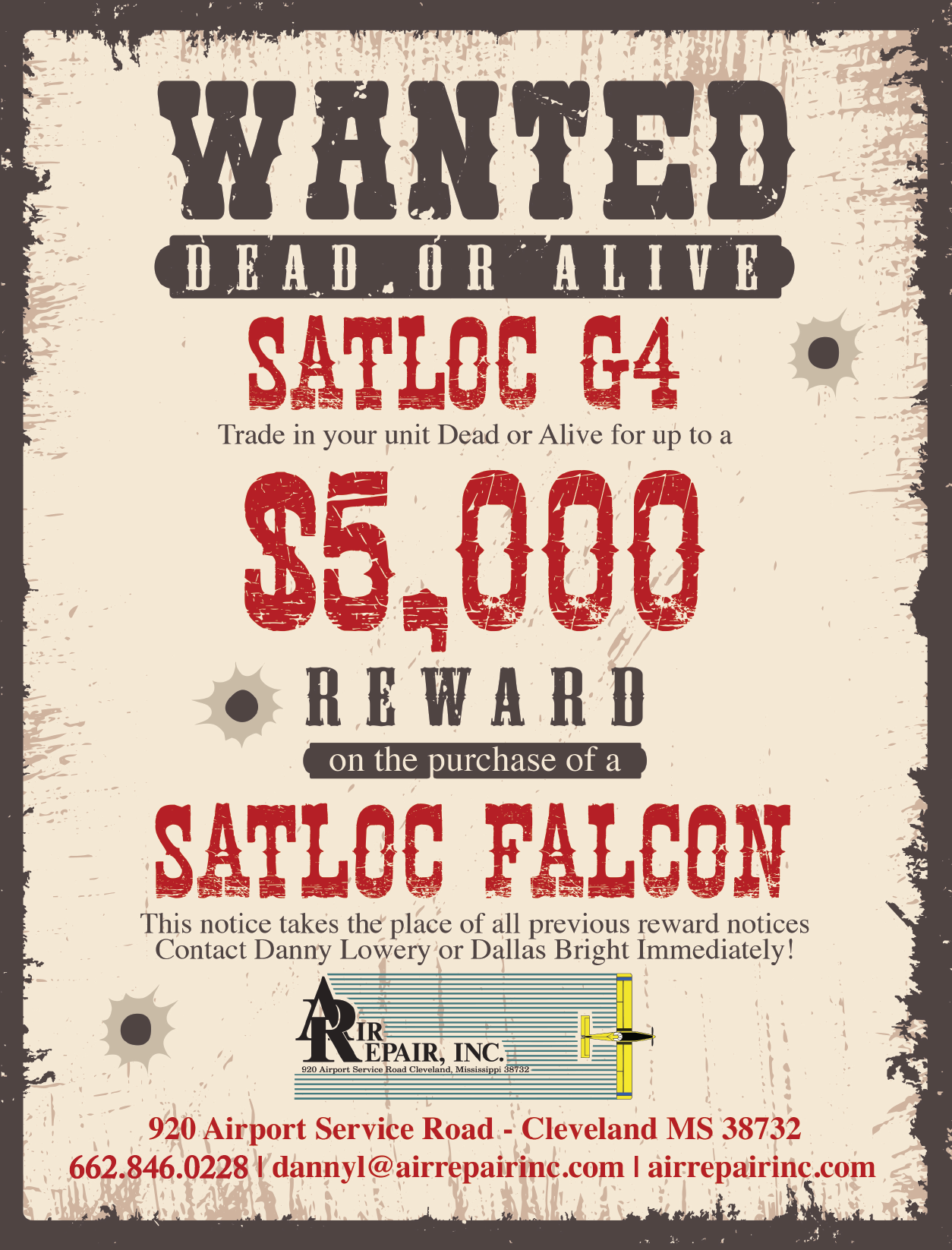 Flyer for satloc engine
