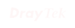 DrayTek logo in light red text on a white background.