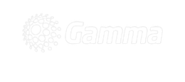 Gamma logo with a stylized network graphic.