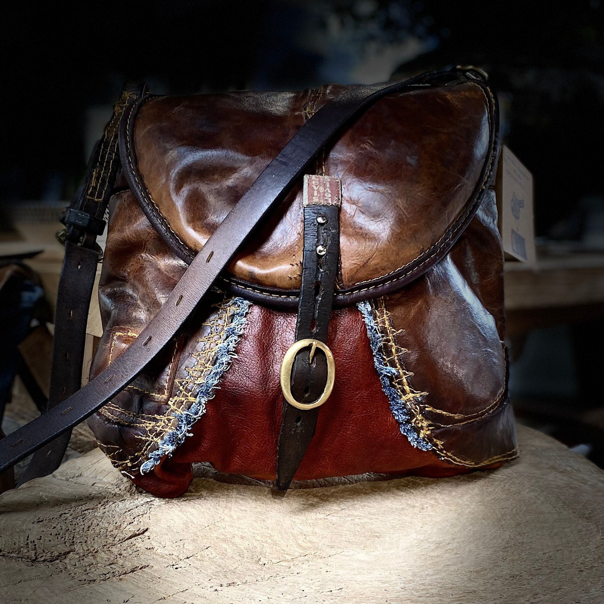 Handmade leather bags vancouver hot sale