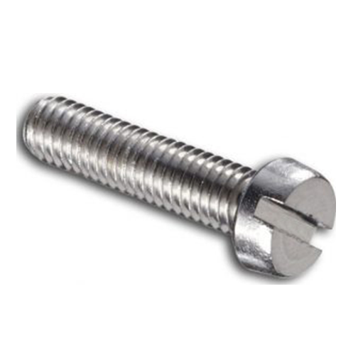 Cheese head slotted machine screw